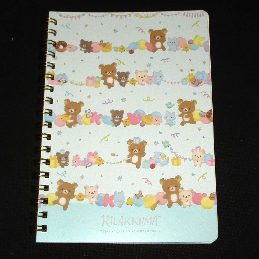 Japan San-X Rilakkuma Spiral Notebook (Happy for you)