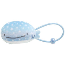 Load image into Gallery viewer, Japan San-X Jinbesan Plush Ponytail Holder Hair Tie (Deep Sea)
