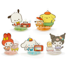 Load image into Gallery viewer, Japan Sanrio My Melody / Kuromi / Pochacco / Pompompurin / Cinnamoroll Acrylic Keychain / Mini Decoration (Retro Room)
