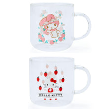 Lade das Bild in den Galerie-Viewer, Japan Sanrio Hello Kitty / My Melody Heat Resistant Glass Mug (Brunch)
