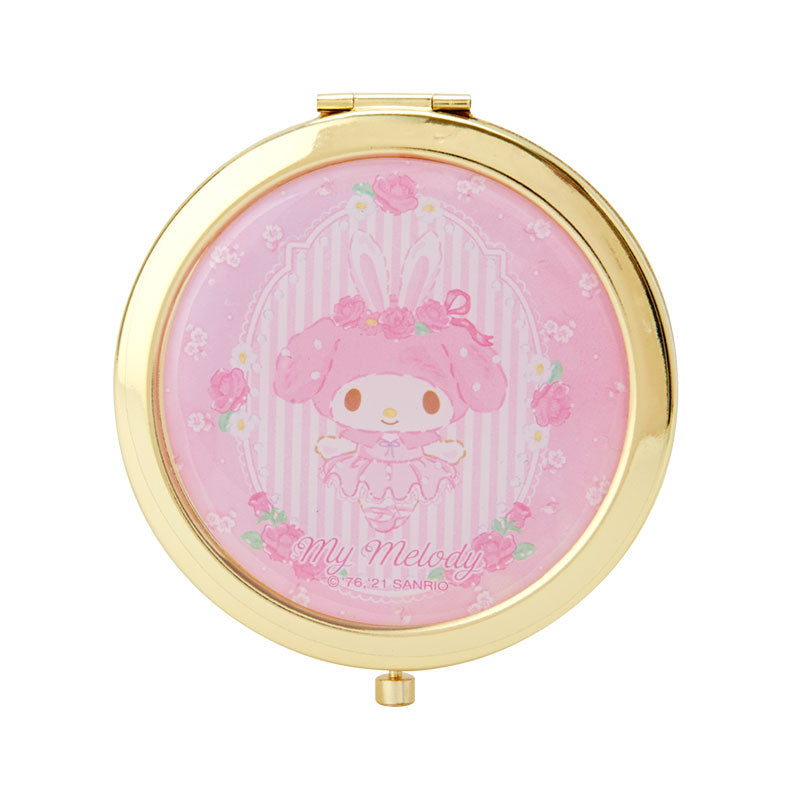 Japan Sanrio My My Melody Double Sided Pocket Mirror (Rose)