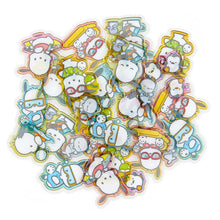 Load image into Gallery viewer, Japan Sanrio Characters Mix / Hello Kitty / My Melody / Little Twin Stars / Pompompurin / Cinnamoroll / Kuromi / Pochacco / Wish Me Mell / Kuromi / Tuxedo Sam / Keroppi Sticker Seal Pack (T-Shirt) 2021
