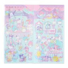 Load image into Gallery viewer, Japan Sanrio Characters Mix / Hello Kitty / My Melody / Little Twin Stars / Pompompurin / Cinnamoroll / Pochacco / Kuromi / Keroppi Mask Case Ticket Folder (Hologram)
