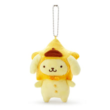 Cargar imagen en el visor de la galería, Japan Sanrio My Melody / Pompompurin / Pochacco / Cinnamoroll Plush Doll Keychain Mascot Charm Soft Toy (Tanabata)
