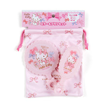 이미지를 갤러리 뷰어에 로드 , Japan Sanrio Hello Kitty / My Melody / Little Twin Stars / Cinnamoroll Pocket Mirror Hair Brush and Drawstring Bag Set
