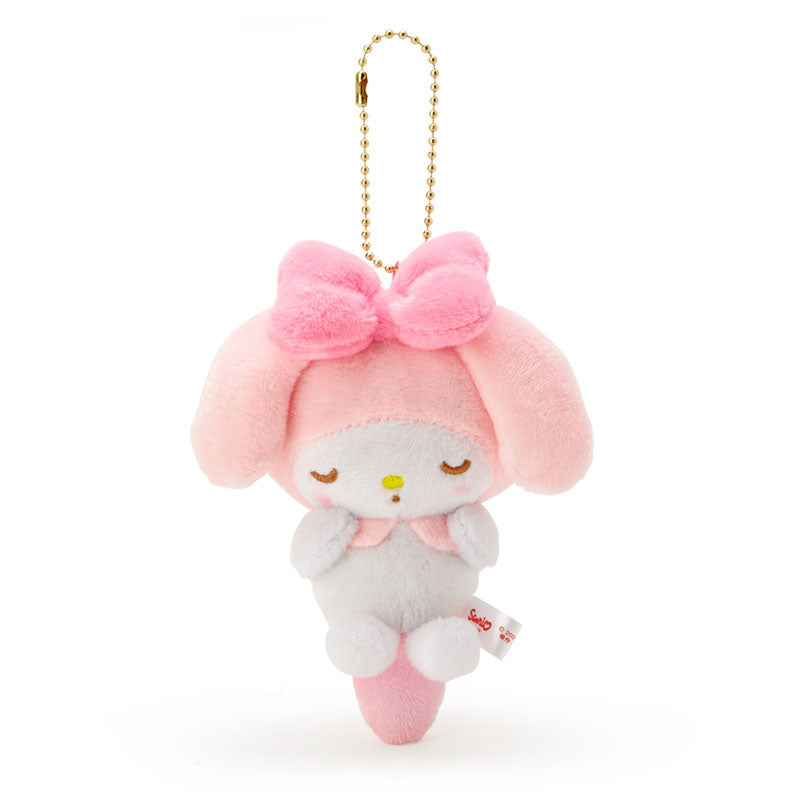 Japan Sanrio Hello Kitty / My Melody / Kuromi / Pompompurin / Pochacco / Hangyodon / Cinnamoroll Acupoint Press Plush Doll Keychain