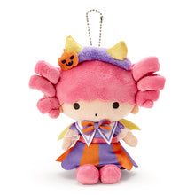 Carregar imagem no visualizador da galeria, Japan Sanrio Hello Kitty / My Melody / Pompompurin / Cinnamoroll / Kuromi / Hangyodon / Pochacco / Little Twin Stars Plush Doll Keychain (Halloween)
