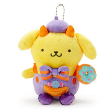 이미지를 갤러리 뷰어에 로드 , Japan Sanrio Hello Kitty / My Melody / Pompompurin / Cinnamoroll / Kuromi / Hangyodon / Pochacco / Little Twin Stars Plush Doll Keychain (Halloween)
