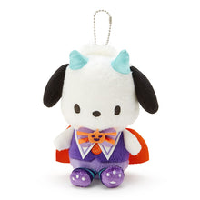 Lade das Bild in den Galerie-Viewer, Japan Sanrio Hello Kitty / My Melody / Pompompurin / Cinnamoroll / Kuromi / Hangyodon / Pochacco / Little Twin Stars Plush Doll Keychain (Halloween)
