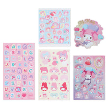 Carica l&#39;immagine nel visualizzatore di Gallery, Japan Sanrio Characters Mix / Hello Kitty / My Melody / Cinnamoroll / Kuromi Sticker Seal Set
