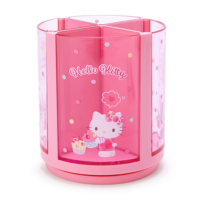 Japan Sanrio Hello Kitty / My Melody / Cinnamoroll / Kuromi Spin Pen Holder Stationery Stand