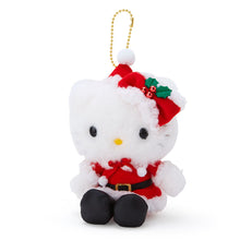 Lade das Bild in den Galerie-Viewer, Japan Sanrio Hello Kitty / My Melody / Little Twin Stars / Pompompurin / Cinnamoroll / Pochacco / Kuromi / Hangyodon Plush Doll Keychain Mascot Charm (Christmas)

