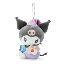 Cargar imagen en el visor de la galería, Japan Sanrio My Melody / Cinnamoroll / Kuromi / Pochacco / Hangyodon LED Light Plush Doll Keychain (Pajama)
