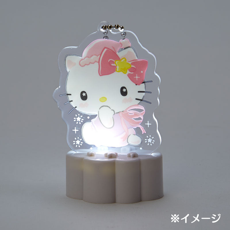 Japan Sanrio Acrylic Keychain with LED Light Stand (Pajama)