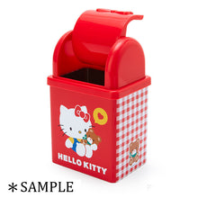 Lade das Bild in den Galerie-Viewer, Japan Sanrio Little Twin Stars / My Melody / Hello Kitty / Pochacco / Kuromi / Tuxedo Sam Mini Desk Trash Can
