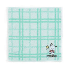 Load image into Gallery viewer, Japan Sanrio Hello Kitty / My Melody / Kuromi / Cinnamoroll / Pochacco / Tuxedo Sam Hand Towel (Checked)
