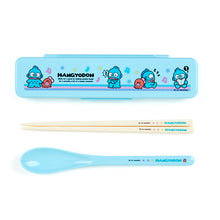 Afbeelding in Gallery-weergave laden, Japan Sanrio Cinnamoroll / Kuromi / Pochacco / Hangyodon Chopsticks Spoon and Case Set
