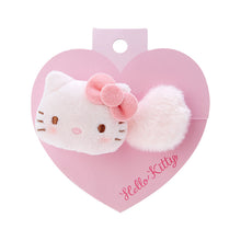 Load image into Gallery viewer, Japan Sanrio Hello Kitty / My Melody / Kuromi / Pochacco / Cinnamoroll / Pompompurin / Hangyodon / Tuxedo Sam Plush Ponytail Holder Hair Tie (Sakura)
