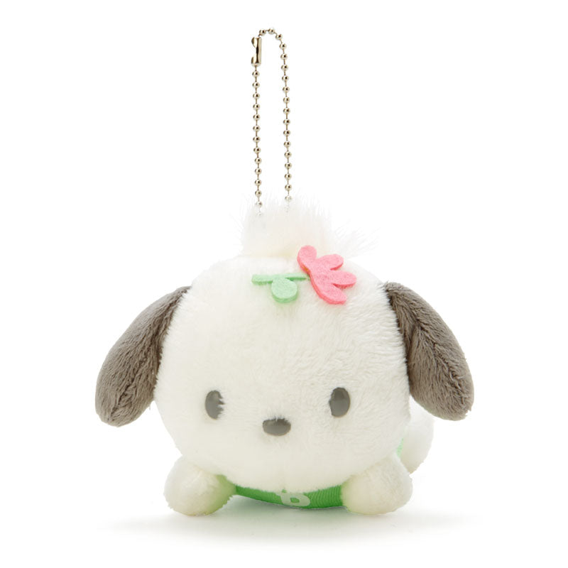 Japan Sanrio Pochacco Plush Doll Keychain (Spring)