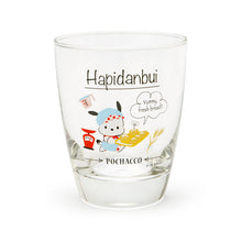 Cargar imagen en el visor de la galería, Japan Sanrio Keroppi / Pekkle / Bad Badtz Maru / Tuxedo Sam / Pochacco / Hangyodon Glass Cup (Restaurant)
