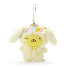 Lade das Bild in den Galerie-Viewer, Japan Sanrio My Melody / Cinnamoroll / Kuromi / Pochacco / Pompompurin / Tuxedo Sam Plush Doll Keychain (Easter)
