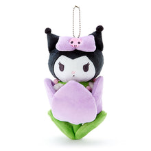 Load image into Gallery viewer, Japan Sanrio Hello Kitty / My Melody / Kuromi / Cinnamoroll / Pochacco / Pompompurin Flower Style Plush Doll Keychain (Spring)
