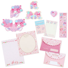 Afbeelding in Gallery-weergave laden, Japan Sanrio Characters Mix / Hello Kitty / My Melody / Cinnamoroll / Kuromi Letter Paper &amp; Envelope Set
