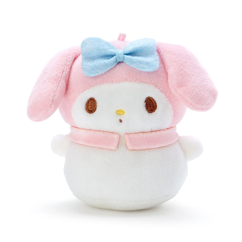 Japan Sanrio Hello Kitty My Melody Little Twin Stars Pompompurin Cinnamoroll Kuromi Pochacco Pekkle Hangyodon Keroppi Dear Daniel My Sweet Piano Bad Badtz Maru Coro Coro Kuririn Gudetama Cogimyun Wish Me Mell Tuxedo Sam Plush Doll Soft Toy (Snowman Style)