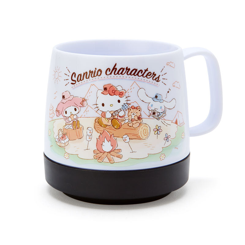 Japan Sanrio Characters Mix Plastic Mug (Camping)