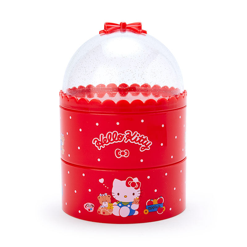 Japan Sanrio Hello Kitty / My Melody / Little Twin Stars / Cinnamoroll / Kuromi / Pochacco Small  Accessories Box Desk Organizer (Dome)