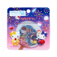 Load image into Gallery viewer, Japan Sanrio Characters Mix / Pompompurin / Hello Kitty / Cinnamoroll / Little Twin Stars Flake Sticker Seal Pack (Summer) 2022 Design
