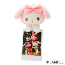 Load image into Gallery viewer, Japan Sanrio Hello Kitty / Hangyodon / Kuromi / My Melody / Pompompurin / Cinnamoroll / Pochacco Photo Clip Plush Doll Keychain
