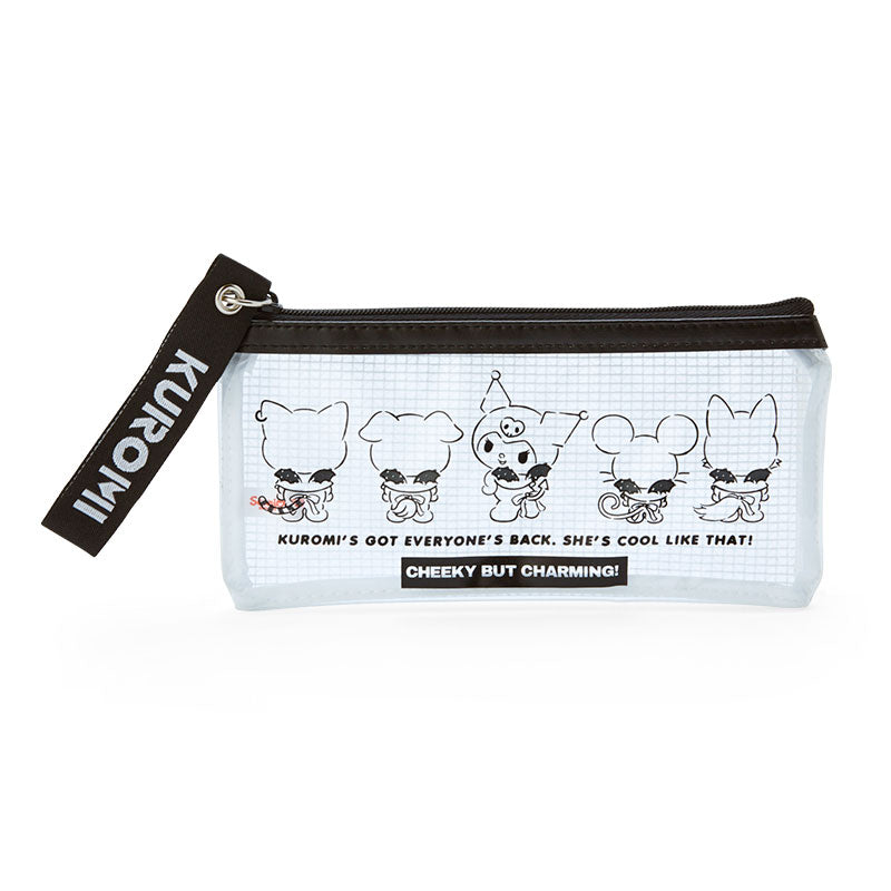 Japan Sanrio Kuromi Small Pencil Case Pen Pouch (We Are Kuromi)