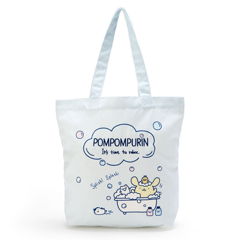 Japan Sanrio Pompompurin Tote Bag (Shower)