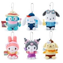 Carregar imagem no visualizador da galeria, Japan Sanrio My Melody / Pompompurin / Cinnamoroll / Kuromi / Pochacco / Hangyodon Plush Doll Keychain (Dagashi Shop)
