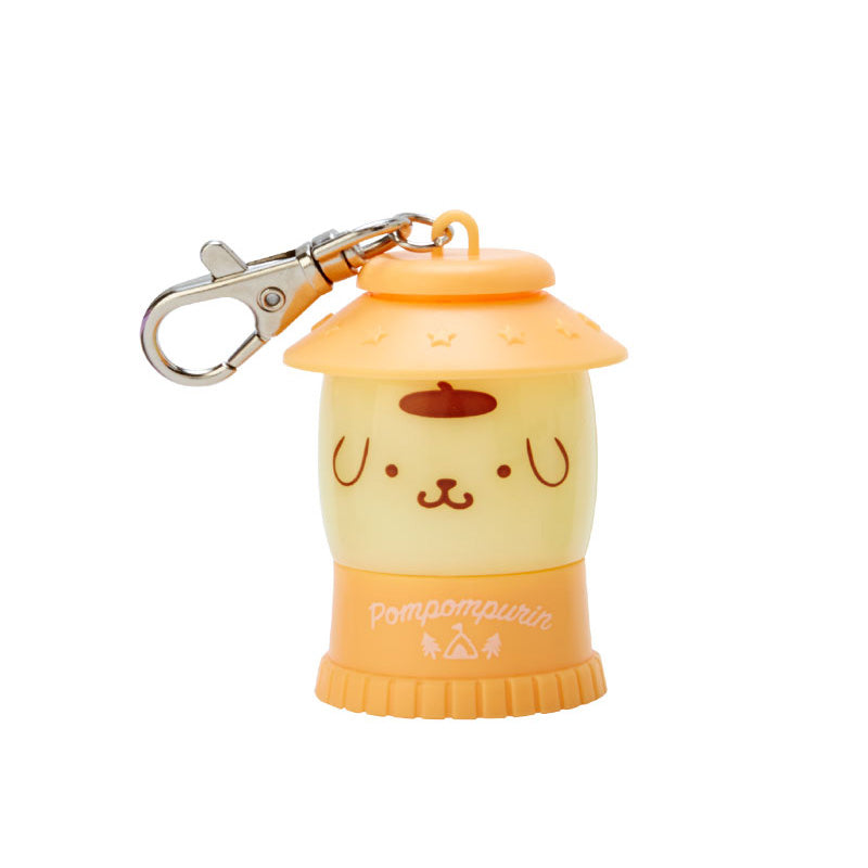 Japan Sanrio Hello Kitty / Hangyodon / Pompompurin / Pochacco / Kuromi / Cinnamoroll / My Melody / Bad Badtz Maru LED Light Mascot Keychain (Camping Lamp)