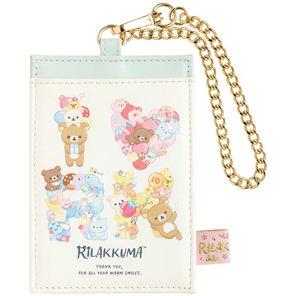 Japan San-X Rilakkuma Card Holder Pass Case (Happy For You)