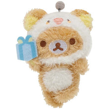 이미지를 갤러리 뷰어에 로드 , Japan San-X Rilakkuma Mini Plush Doll Brooch Pin (Happy For You)
