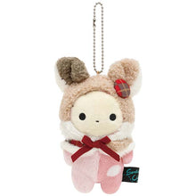 Load image into Gallery viewer, Japan San-X Sentimental Circus Plush Doll Keychain (Squirrel)
