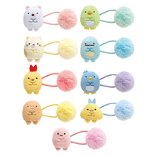 Load image into Gallery viewer, Japan San-X Sumikko Gurashi Hair Accessories Plush Ponytailer Holder Hair Tie
