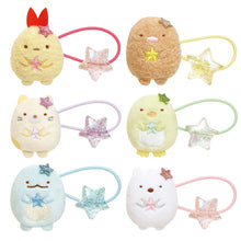 Lade das Bild in den Galerie-Viewer, Japan San-X Sumikko Gurashi Hair Accessories Plush Ponytail Holder Hair Tie (Star)
