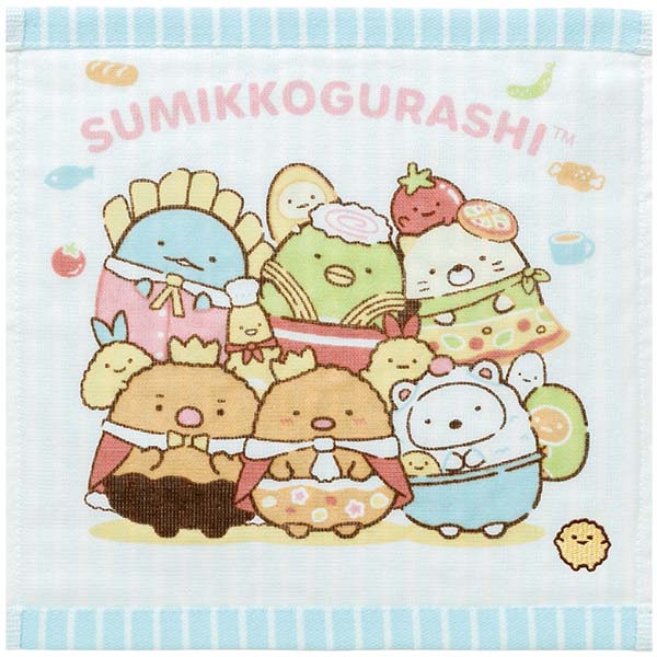 Japan San-X Sumikko Gurashi Hand Towel (Food Kingdom)