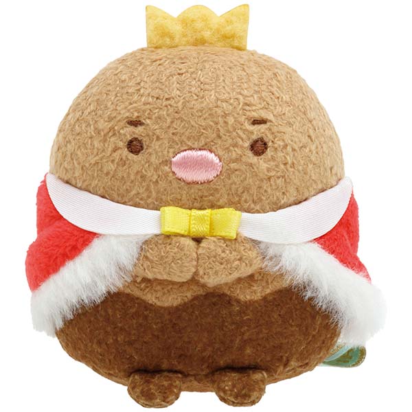 Japan San-X Sumikko Gurashi Fry Pork Mini Plush Doll Soft Toy (Food Kingdom)