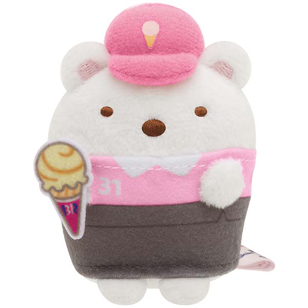 Japan San-X Sumikko Gurashi Mini Plush Doll Soft Toy (31 Ice Cream)