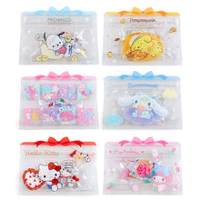 Carregar imagem no visualizador da galeria, Japan Sanrio Hello Kitty / My Melody / Little Twin Stars / Cinnamoroll / Pochacco / Pompompurin Flake Sticker Seal Pack (Ribbon)
