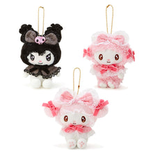 Lade das Bild in den Galerie-Viewer, Japan Sanrio My Melody / Sweet Piano / Kuromi Plush Doll Keychain (Sweet Lolita)
