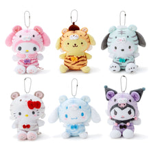 Lade das Bild in den Galerie-Viewer, Japan Sanrio Hello Kitty / My Melody / Pompompurin / Cinnamoroll / Pochacco / Kuromi Zodiac Plush Doll Keychain Mascot Charm (Tiger)
