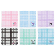 이미지를 갤러리 뷰어에 로드 , Japan Sanrio Hello Kitty / My Melody / Kuromi / Cinnamoroll / Pochacco / Tuxedo Sam Hand Towel (Checked)
