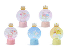 Load image into Gallery viewer, Japan Sanrio Hello Kitty / My Melody / Pompompurin / Little Twin Stars / Cinnamoroll Snow Globe Style Desk Light Decoration (M)
