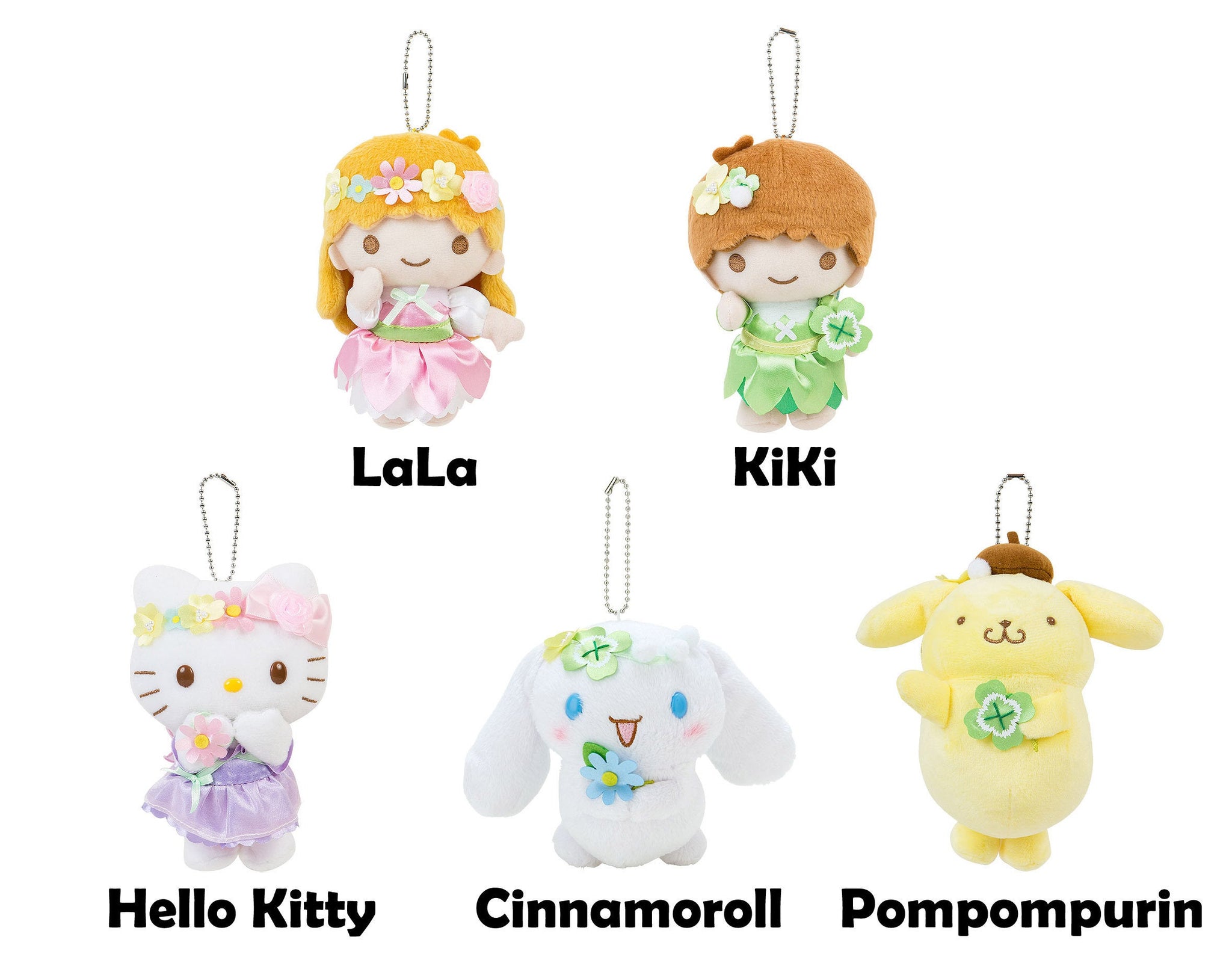 Pulseira Cinnamoroll e Cappuccino / Personagens Sanrio (Hello Kitty)